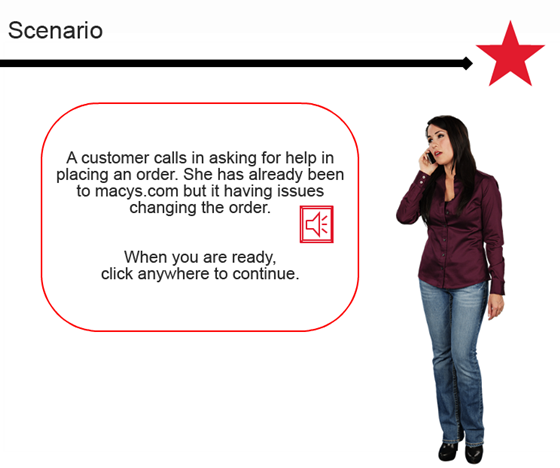 Work Examples: Macys